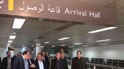 قاعة الوصول في مطار دمشق الدولي
