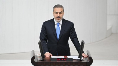 وزير الخارجية التركي حقان فيدان - الأناضول