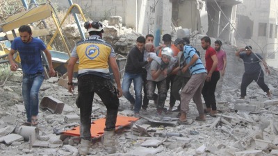 مقتل 162 شخصاً من جراء هجمات النظام السوري وروسيا في شمال غربي سوريا - الدفاع المدني السوري