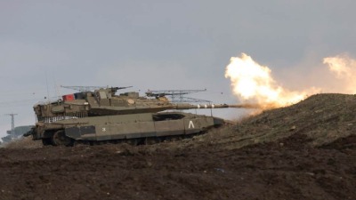 دبابة إسرائيلية في الجولان المحتل