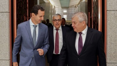 ألكسندر لافرينتيف وبشار الأسد - إنترنت
