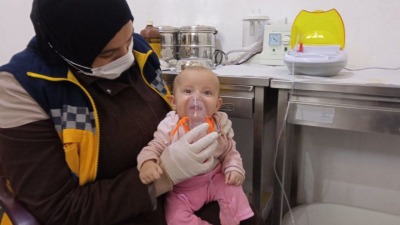 ازدياد عدد المصابين بالأمراض التنفسية شمالي سوريا - الدفاع المدني