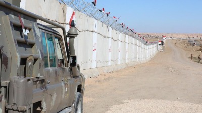 افتتاح الجدار الكونكريتي الحدود السورية العراقية - (منصة إكس)