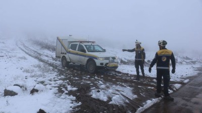 العواصف الثلجية والمطرية في سوريا