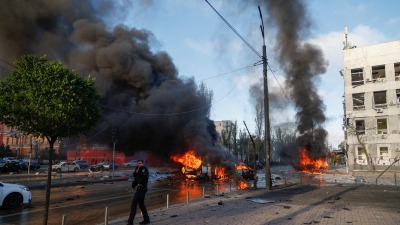 قصف روسي على كييف، 2022 ـ رويترز