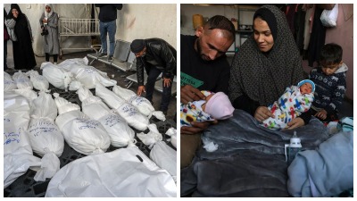 غزة.. تسجيل 20 ألف ولادة جديدة وعدد الضحايا يقترب من 25 ألف قتيل