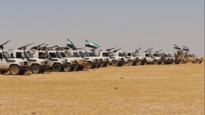 قوات من "جيش سوريا الحرة" في التنف - (منصة إكس)