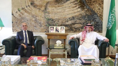 سفير النظام السوري لدى الرياض ونائب وزير الخارجية السعودي – 16 كانون الثاني 2024 (واس)