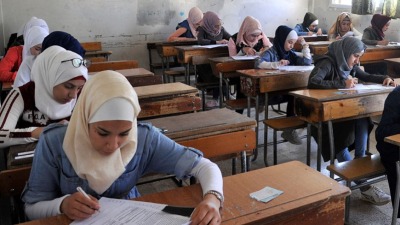 امتحانات الشهادة الثانوية في دمشق (سانا)