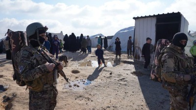 بدأت "قسد" حملة أمنية في مخيم الهول شمال شرقي سوريا 