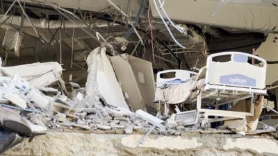 "أثر بعد عين".. القصف الإسرائيلي يدمر مشفى "الكرامة" الخيري بغزة كاملاً | فيديو  