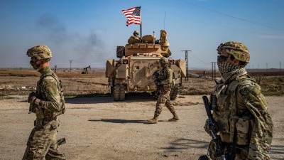 جنود من الجيش الأميركي في شمال شرقي سوريا - 13 من شباط 2021 (AFP)