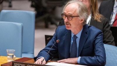 المبعوث الخاص للأمم المتحدة إلى سوريا غير بيدرسون