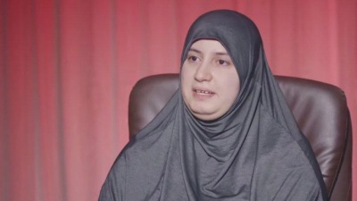 أميمة ابنة "البغدادي" (يوتيوب/ قناة العربية)