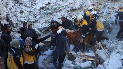 الزلزال في شمالي سوريا تسبب بأضرار تقدر بأكثر من 5 مليارات دولار (الدفاع المدني السوري)