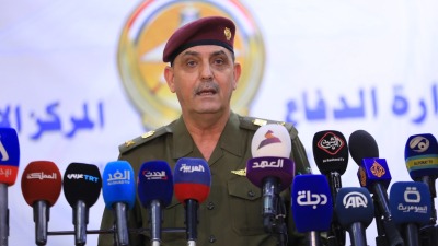 يحيى رسول المتحدث العسكري باسم رئيس الوزراء محمد شياع السوداني - Getty
