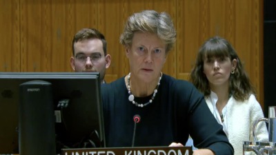 السفيرة البريطانية لدى الأمم المتحدة