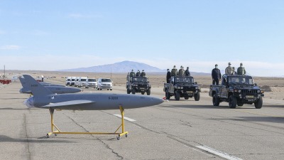 مناورة للطائرات بدون طيار أجراها الجيش الإيراني في سمنان بإيران في 5 يناير 2021. (تصوير الجيش الإيراني)