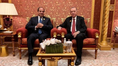 الرئيس التركي رجب طيب أردوغان والرئيس المصري عبد الفتاح السيسي