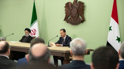 رئيس النظام السوري بشار الأسد، والرئيس الإيراني إبراهيم رئيسي - إنترنت