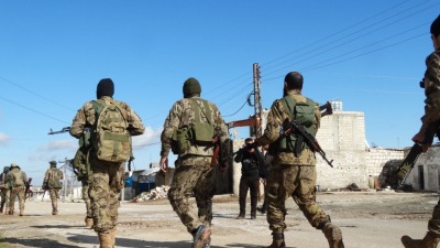 عناصر من الجيش الوطني شمالي سوريا ـ الأناضول