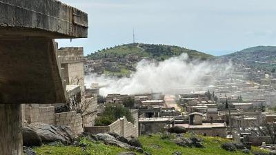 قصف قوات النظام على بلدة كفرعويد بريف إدلب - متداول
