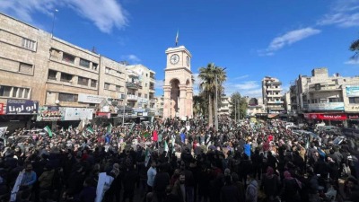 مظاهرة في مدينة إدلب - متداول