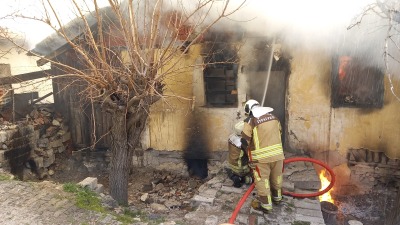 منزل العائلة السورية المحترق في أنقرة