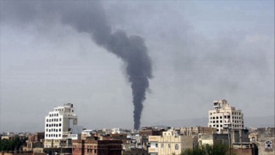 غارات أميركية بريطانية على مواقع الحوثي في مدينة الحديدة اليمنية