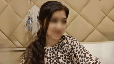 بتر أصابع قدم الطالبة تسنيم حداد بعد تعرضها للضرب في مدرسة بحلب