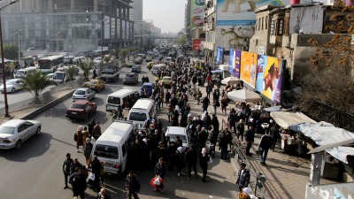أزمة نقل في العاصمة دمشق - AFP
