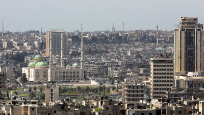 منظر عام لمدينة حلب من قلعتها ـ AFP