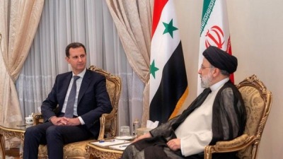 بشار الأسد وإبراهيم رئيسي